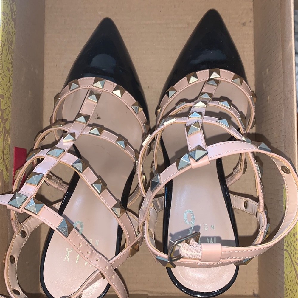 look alike valentino stud heels!